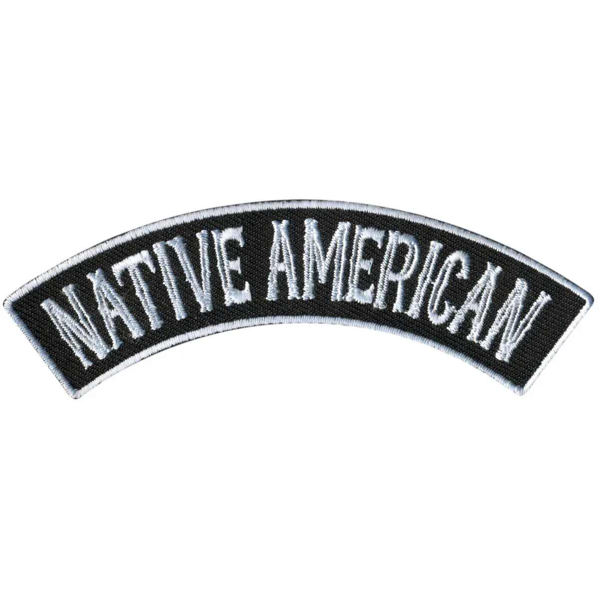 Original Hot Leathers Native American 4 X 1 Top Rocker Patch PPM4146 Environmentally Friendly