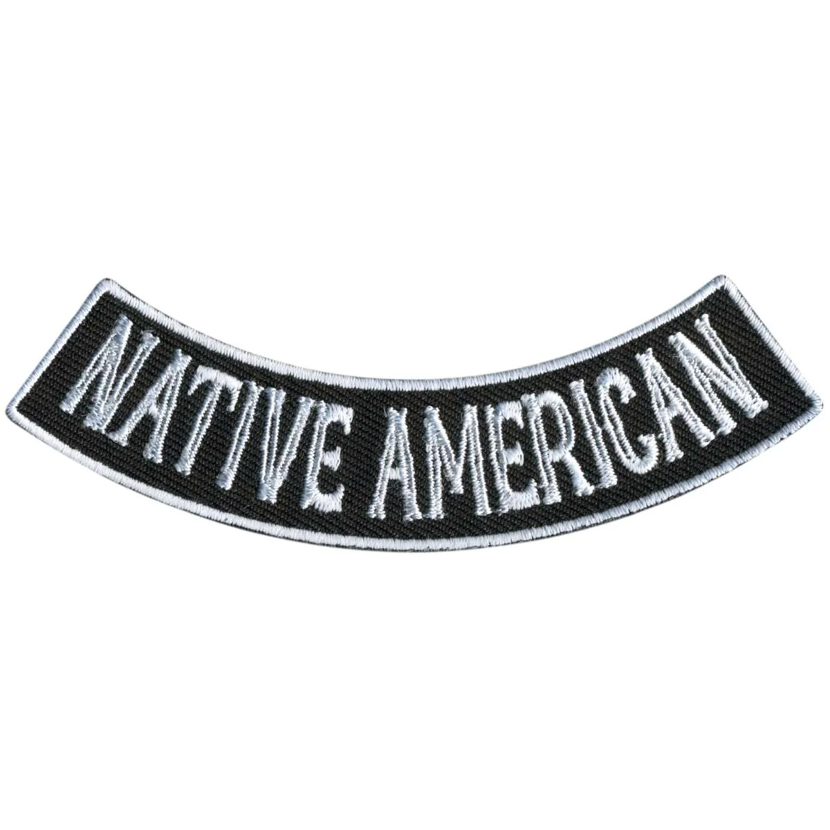 Healthy Hot Leathers Native American 4 X 1 Bottom Rocker Patch PPM5146 Specialty