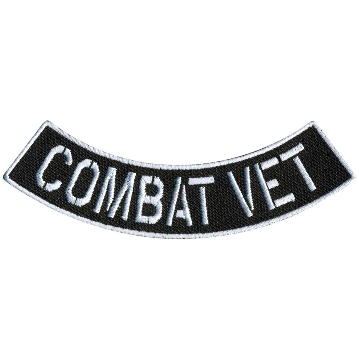 Sustainable Hot Leathers Combat Vet 4 X 1 Bottom Rocker Patch PPM5174 Exceptional