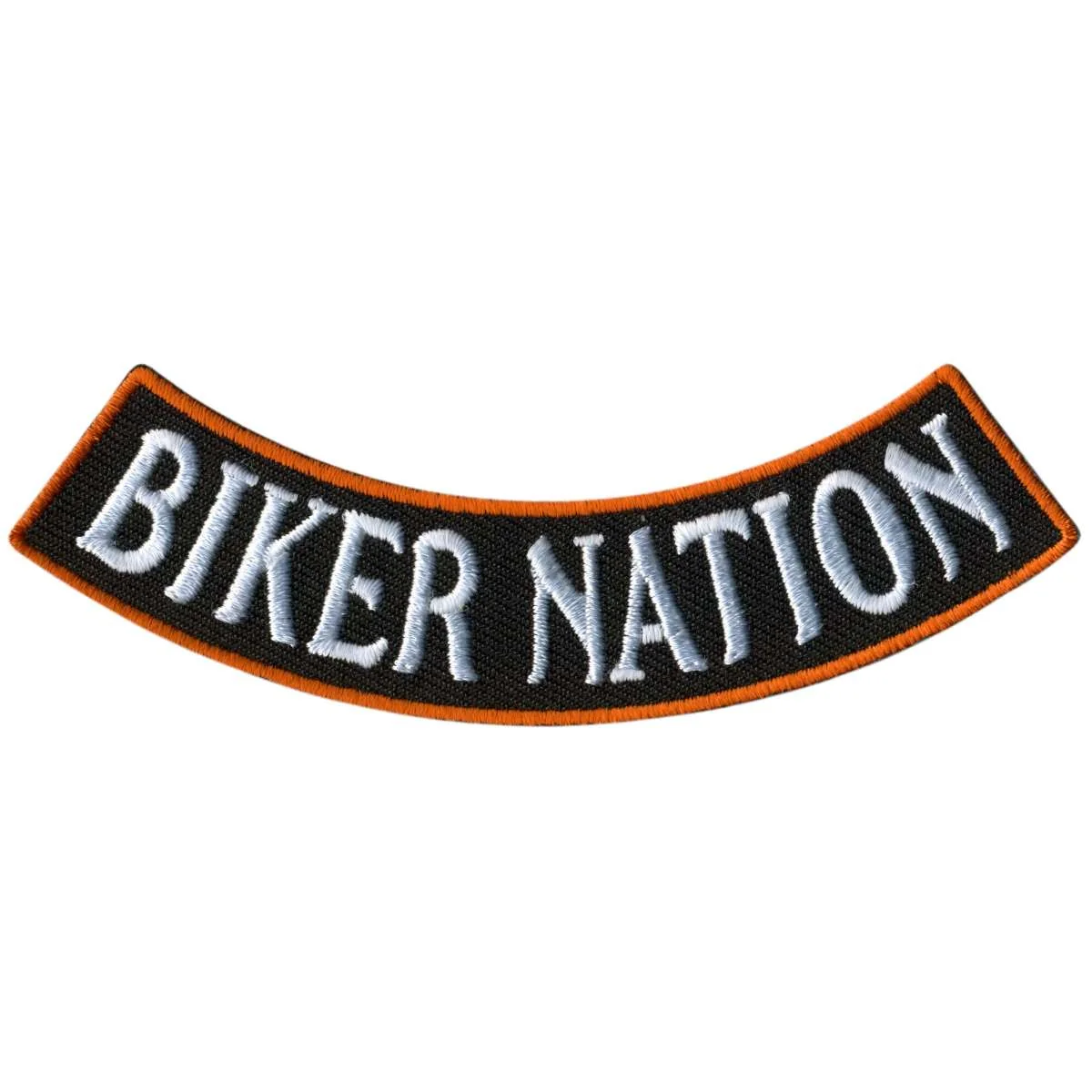 Official Hot Leathers Biker Nation 4 X 1 Bottom Rocker Patch PPM5184 Specialty