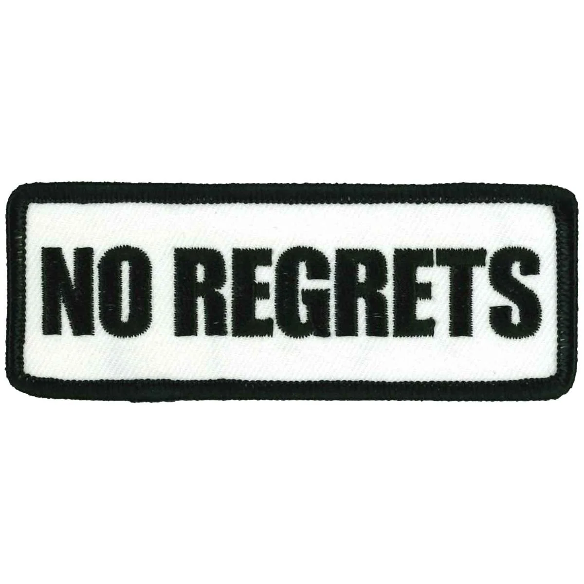 Consistent Hot Leathers No Regrets Patch 4 X 2 PPL9690 Elegant