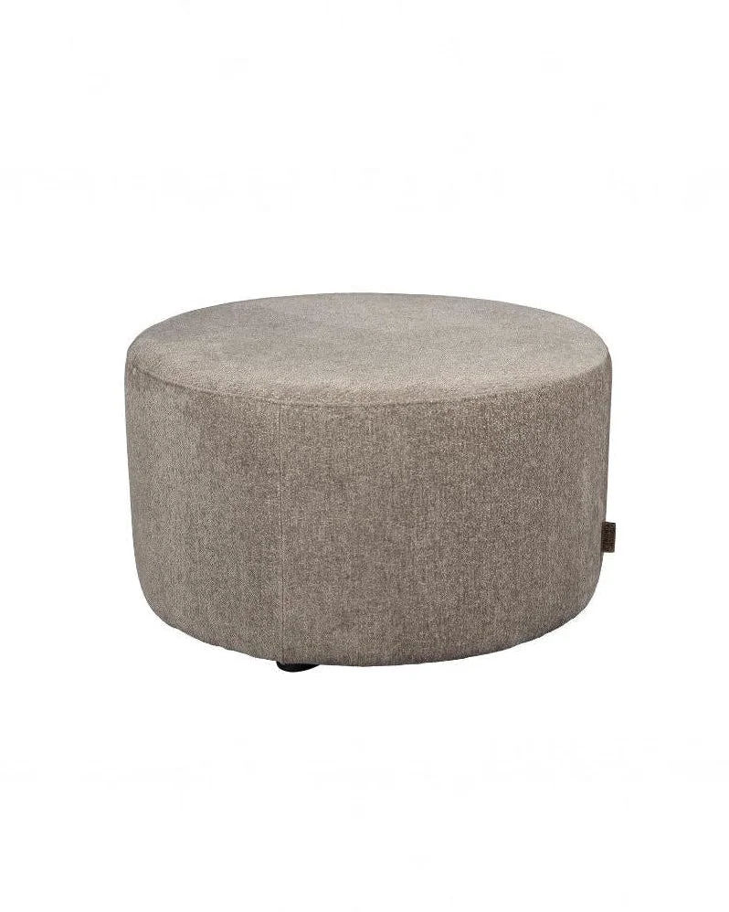 Elegant Rocca Pouffe- Cappuccino Reusable