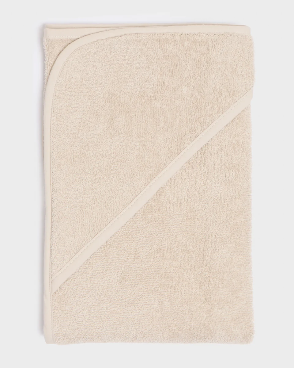 High-Quality Foxford Hooded Baby Towel- Beige User-Friendly