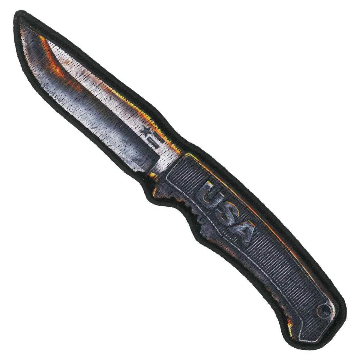Official Hot Leathers PPQ1193 USA Knife 6 Patch PPQ1193 Genuine