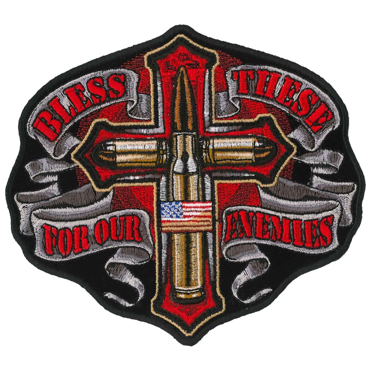 Effective Hot Leathers Bless These For Our Enemies 5 Patch PPQ1045 Superior