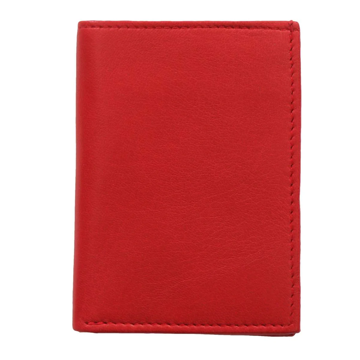 First-Class Hot Leathers Red Credit Card Holding Wallet WLD1020 Safe