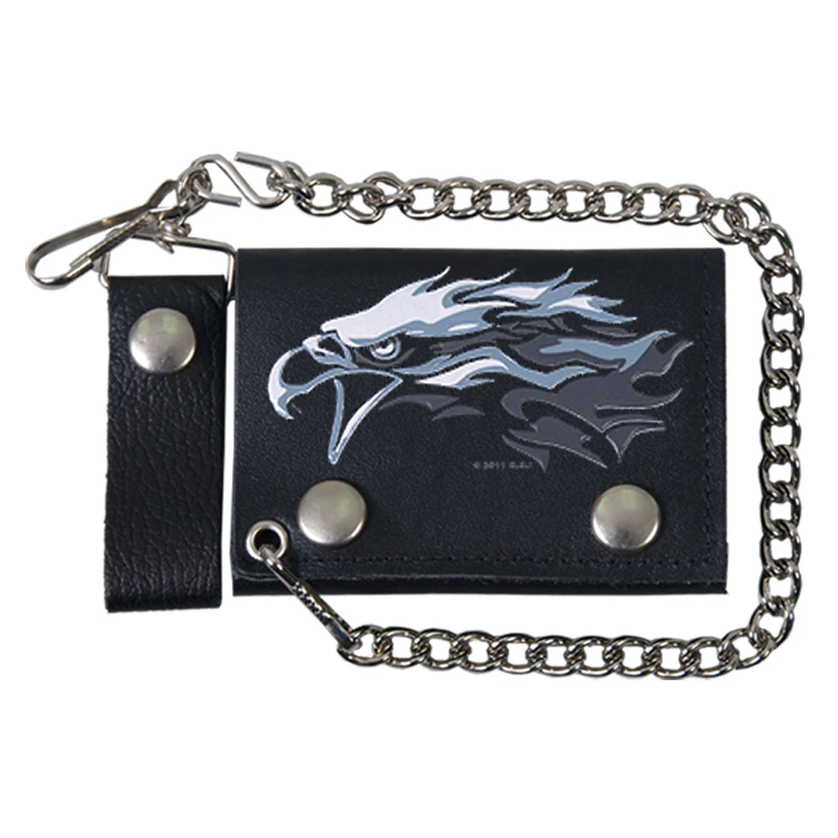 Recyclable Hot Leathers Tribal Eagle Tri-fold Wallet WLB1020 Practical