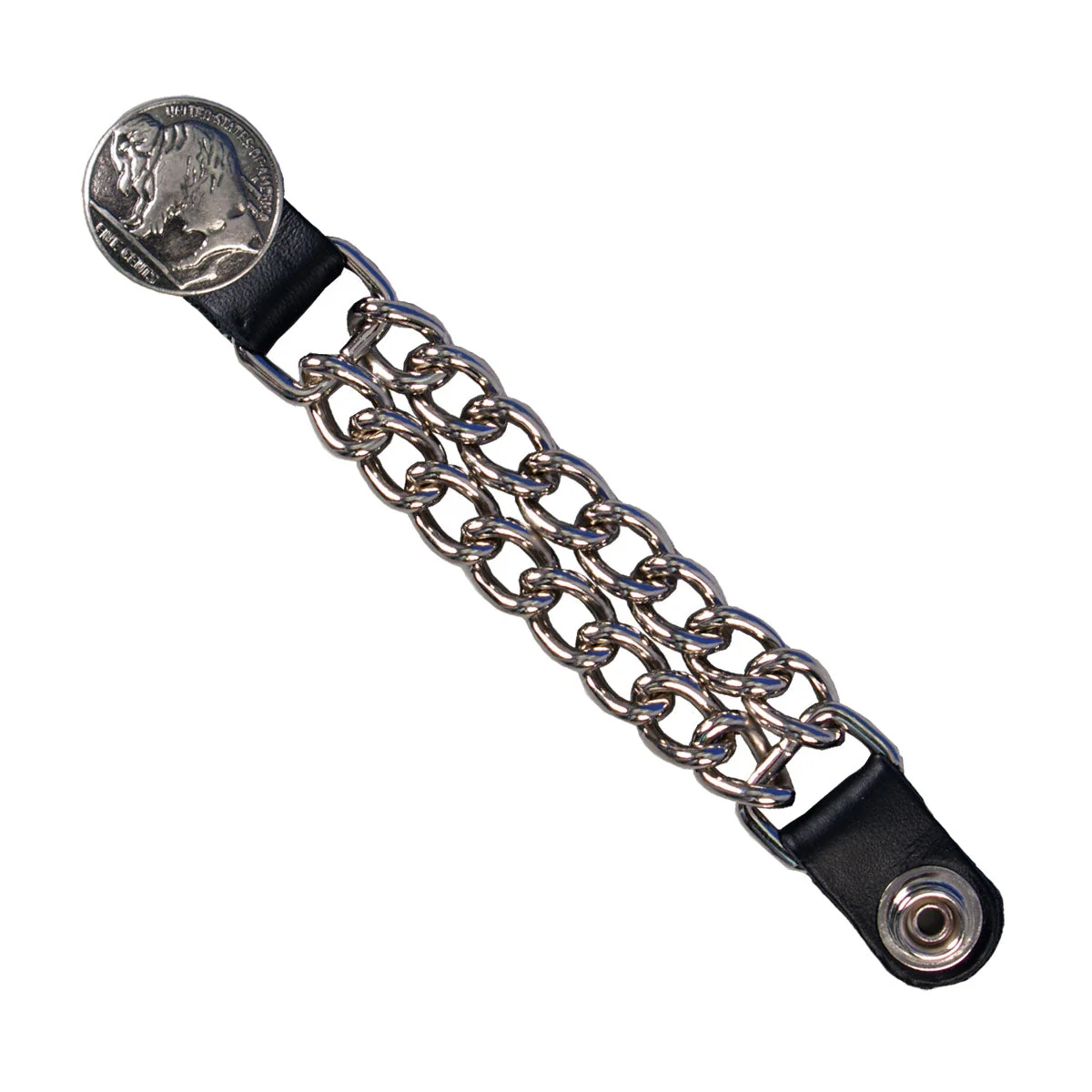 Optimized Hot Leathers Buffalo Nickel Vest Extender VXC1011 Original Design