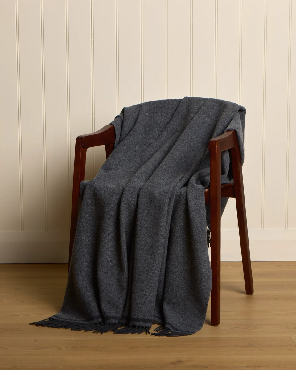 Enhanced Foxford Cillian Lambswool Throw Premium