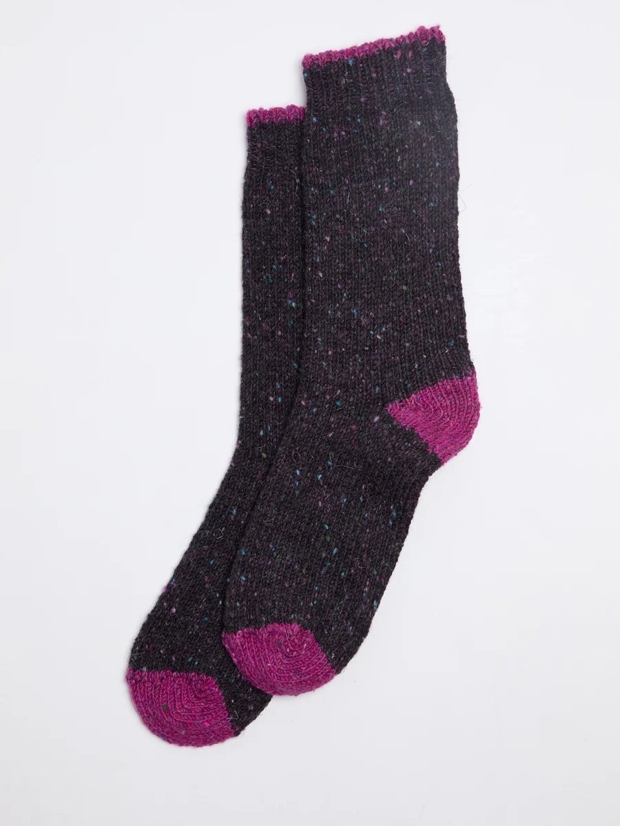 High-End Foxford Women’s Walking Socks Purple Casual