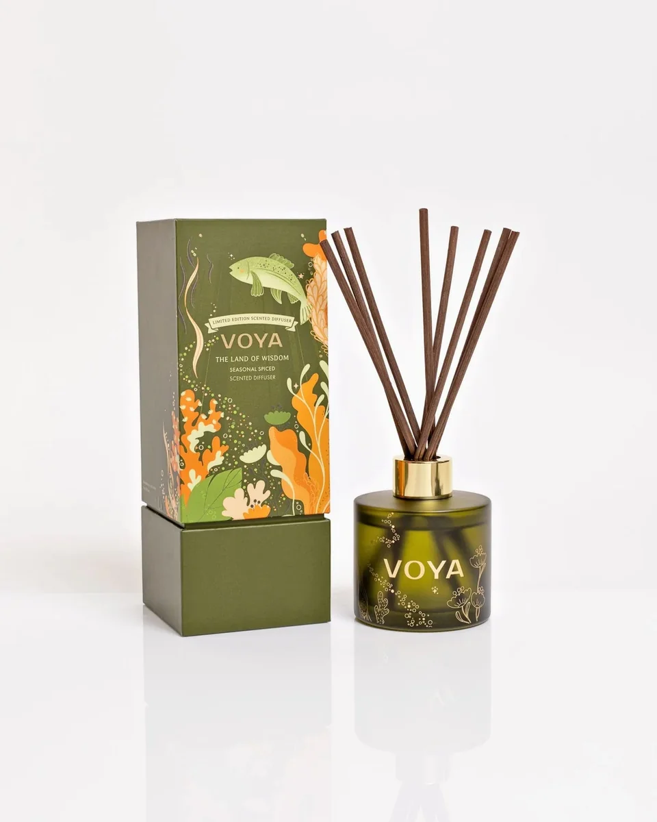 Versatile VOYA The Land of Wisdom- Orange Cinnamon Diffuser Powerful
