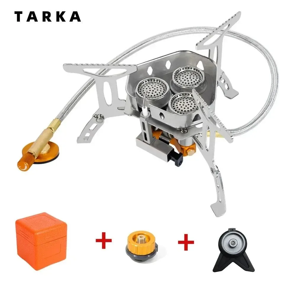 Consistent Head Gas Stove – Folding Burners for Camping and Backpacking Long-Lasting