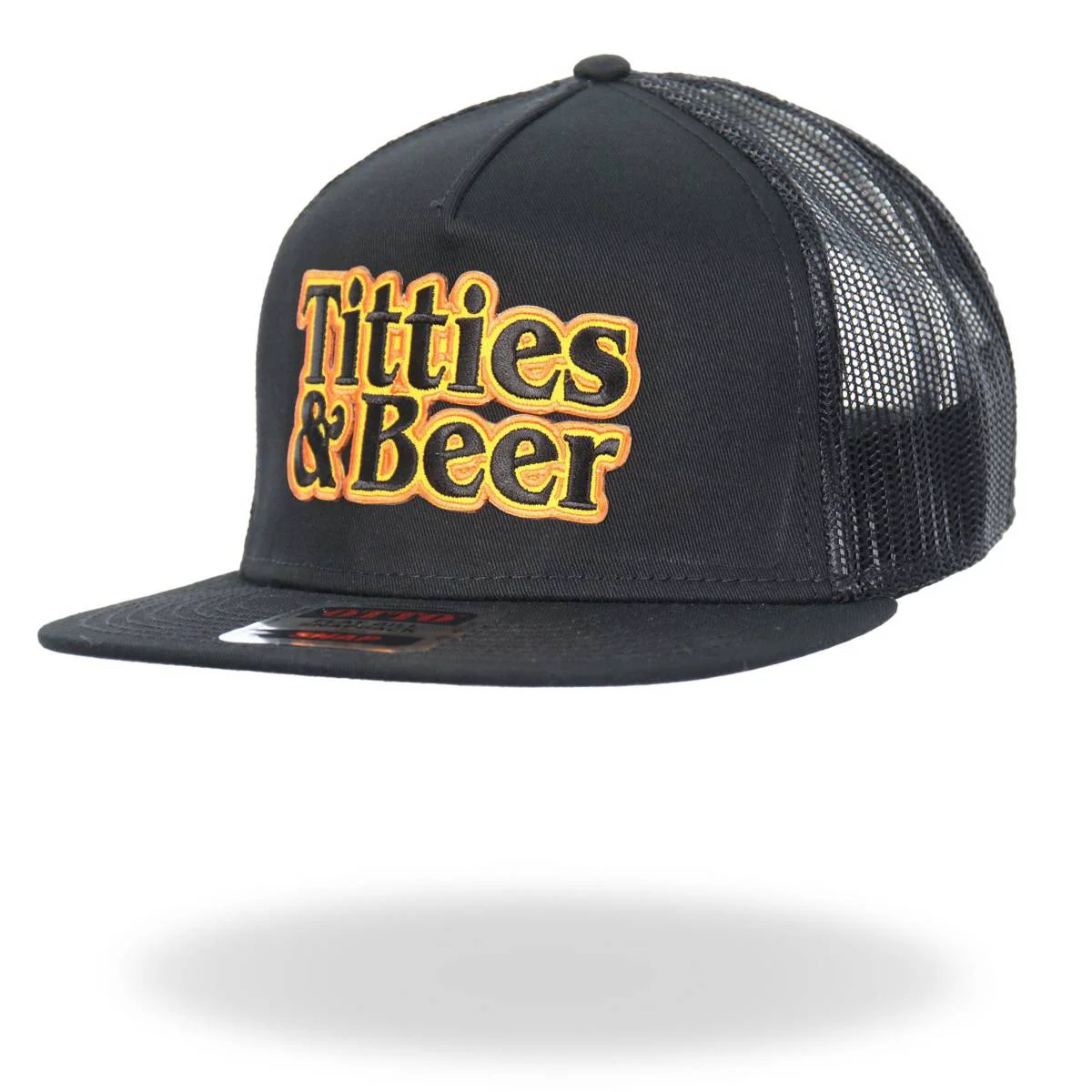 Environmentally Friendly Hot Leathers Black Orange And Yellow Snapback Titties Beer GSH2042 Soft