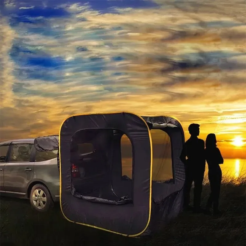 Easy-to-Use SUV Car Tent – Pop-Up Rear Trunk Camping Tent for Multi-Person Family Outdoor Adventures SUV Car Tent – Instant Pop-Up Shelter Attached to Your Vehicle Smooth