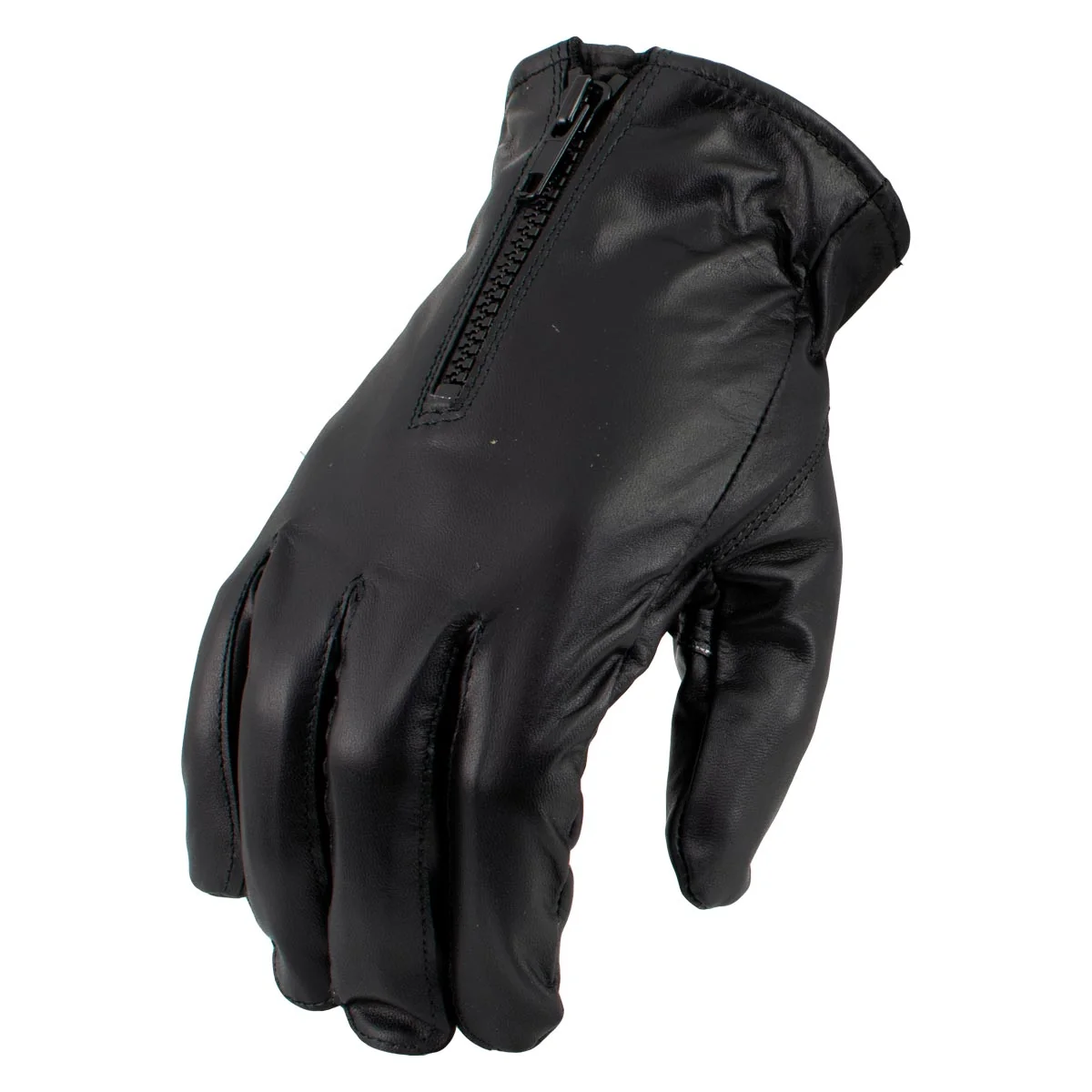 Relaxed Men s XG2055 Black Winter Biker Leather Motorcycle Riding Gloves Expertly Made