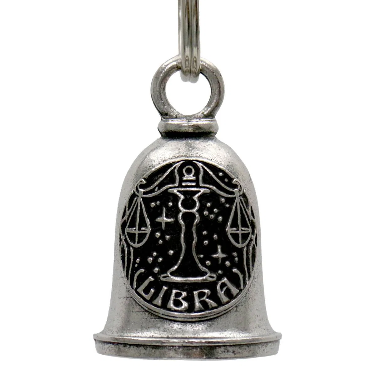 Efficient Milwaukee Leather MLB9161 Zodiac Libra Motorcycle Good Luck Bell w Key Ring-Key Chain Accessory for Bikers Authentic