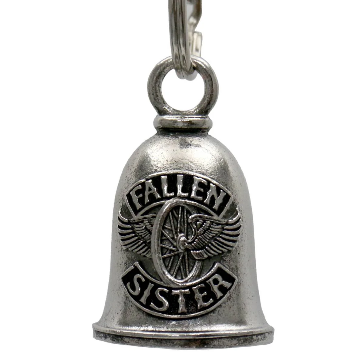 Consistent Milwaukee Leather MLB9099 Fallen Sister Motorcycle Good Luck Bell w Key Ring-Key Chain Accessory for Bikers Smooth