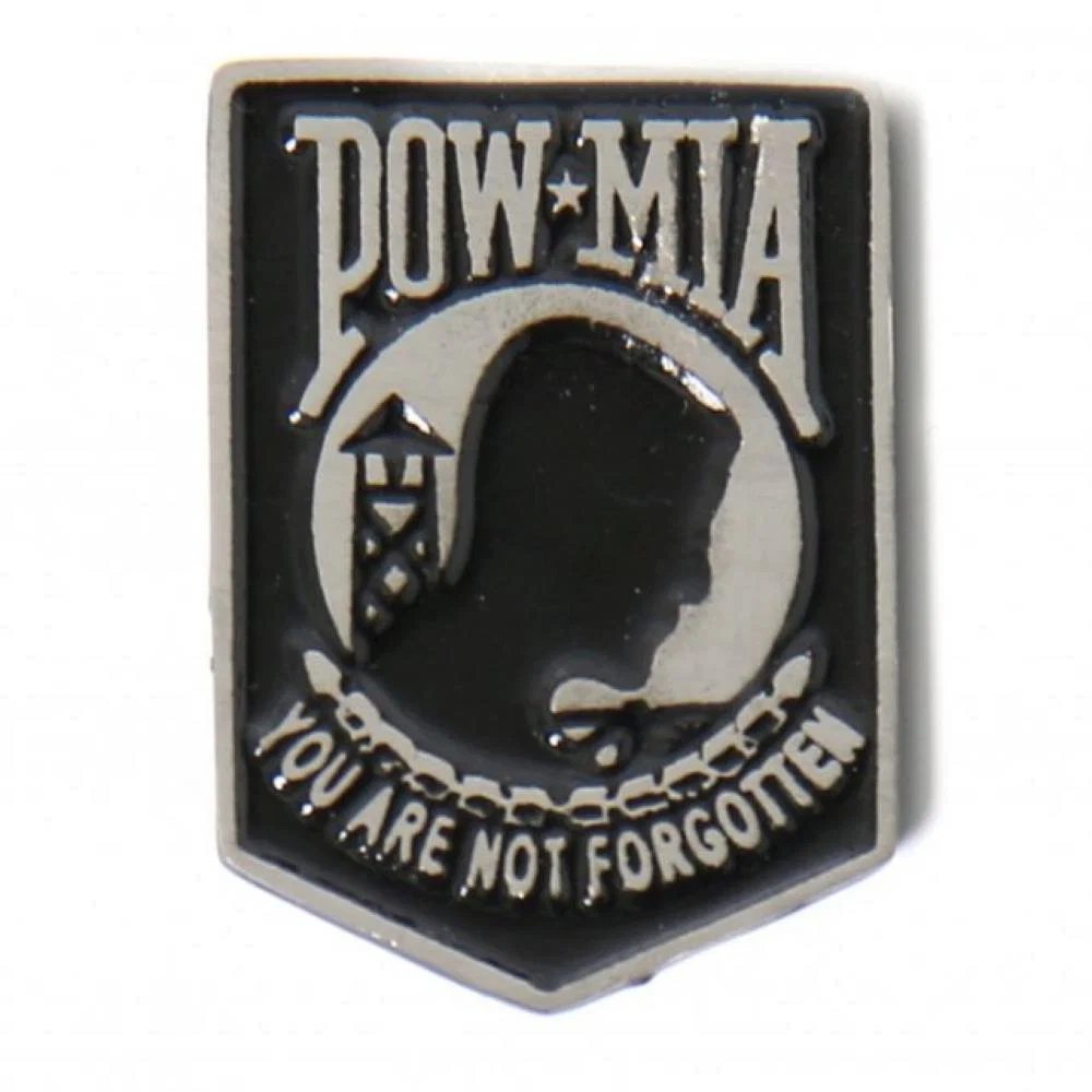 Fast Milwaukee Leather MLP9208 POW MIA Pin For Jackets Vest Hats and Clothing Comfortable