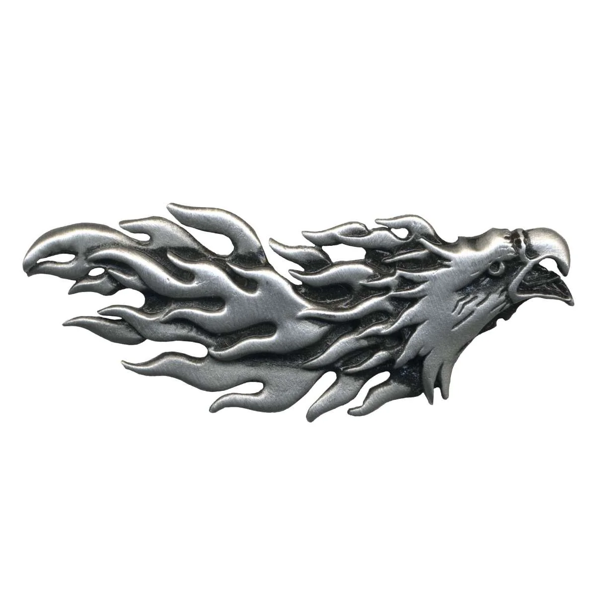 Healthy Milwaukee Leather MLP9282 Eagle and Flames Pin For Jackets Vest Hats and Clothing Secure