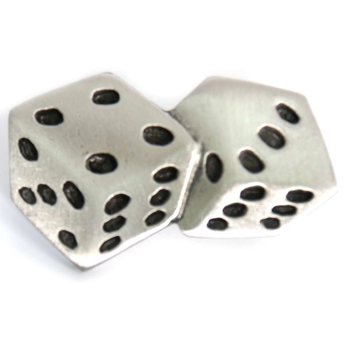 Quality Milwaukee Leather MLP9242 Dice Biker Pin For Jackets Vest Hats and Clothing Refined