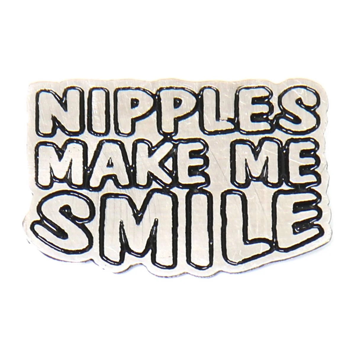 User-Friendly Milwaukee Leather MLP9228 Nipples Make Me Smile Pin For Jackets Vest Hats and Clothing Specialty