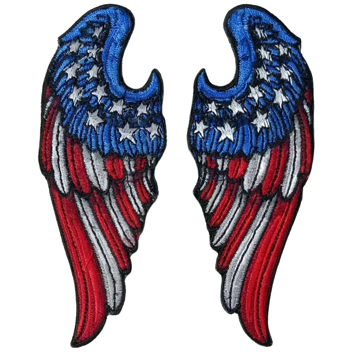 Artisan Hot Leathers Angel Wings Flag 4 3.6 X 4.4 Embroidered Patch PPQ2408 Modern
