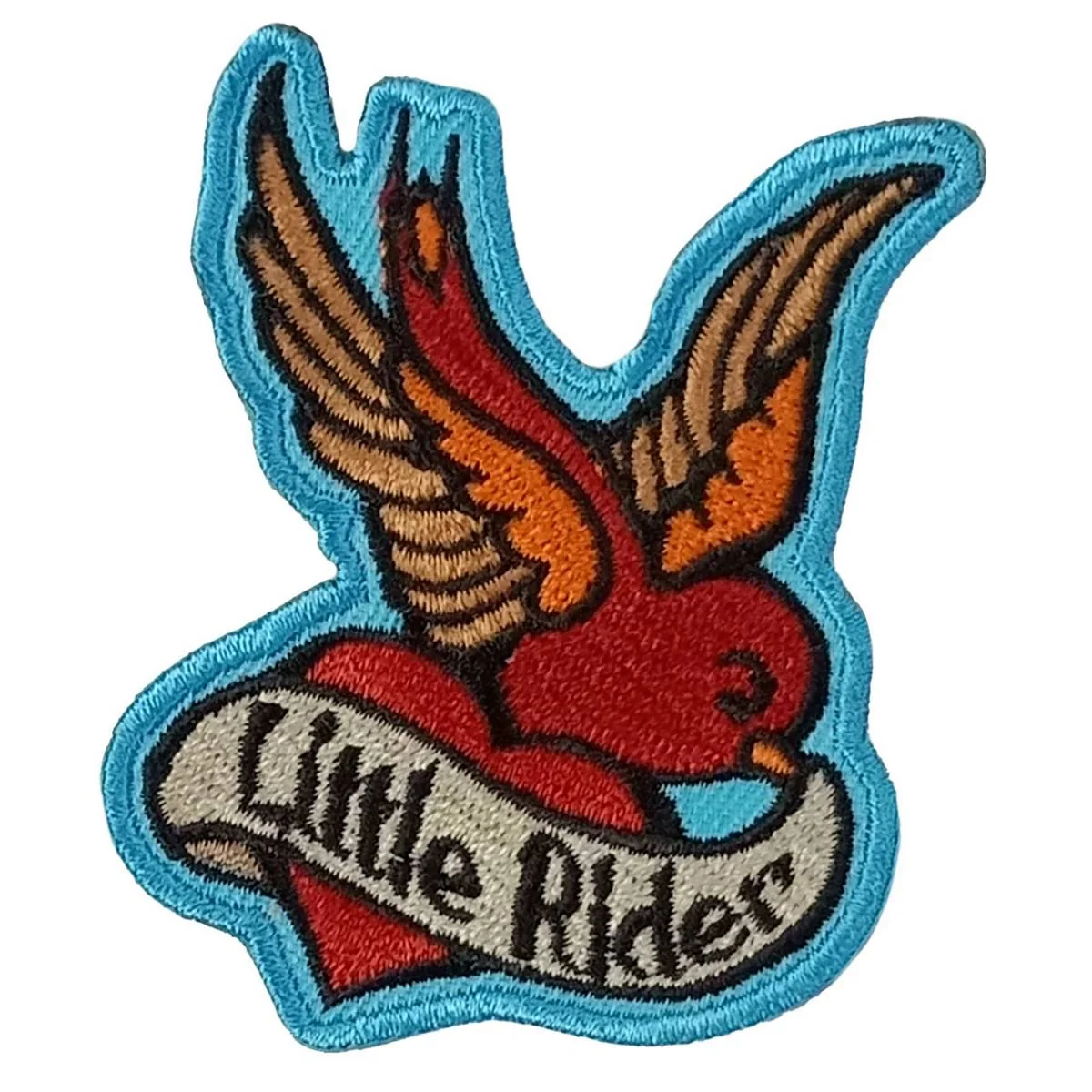 Premium Hot Leathers Kid Rider Bird 1.96 X 2.5 Embroidered Patch PPQ2360 Excellent