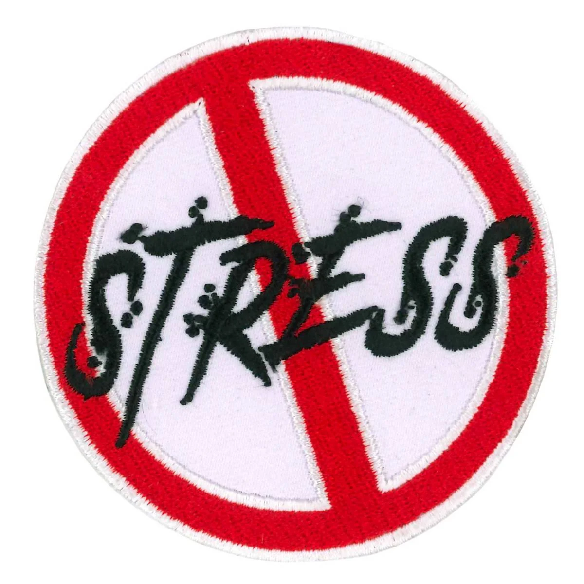 Practical Hot Leathers Stress Embroidered Patch Ppw1256 PPW1256 Official