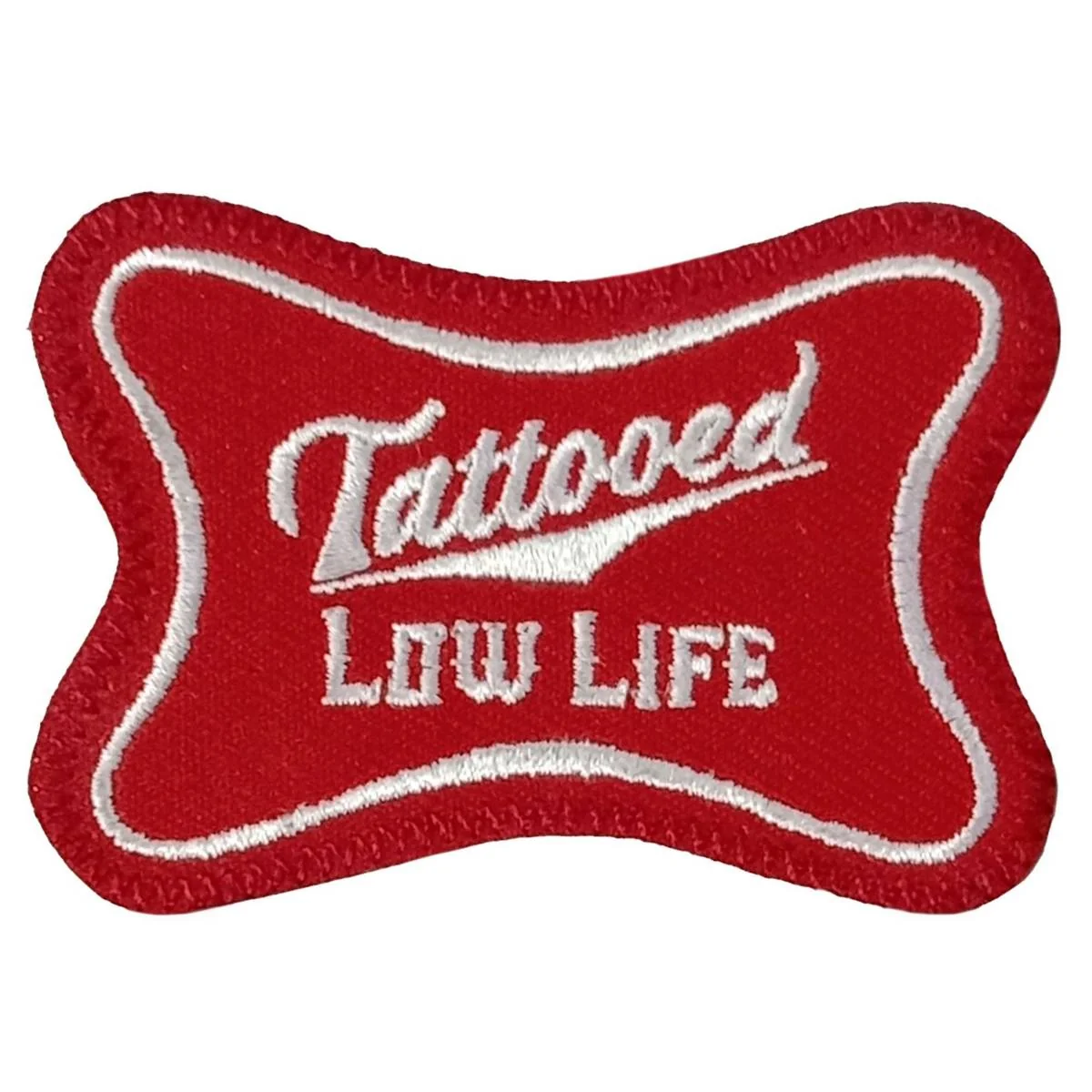 Practical Hot Leathers Tattooed Low Life 3 X 2 Embroidered Patch PPW1259 Modern