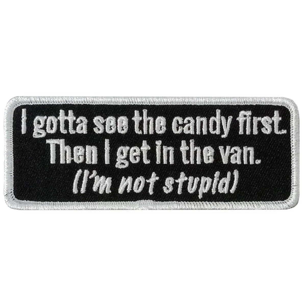 Fine Crafted Hot Leathers Get In The Van 4 X 1.5 Embroidered Patch PPW1277 First-Class