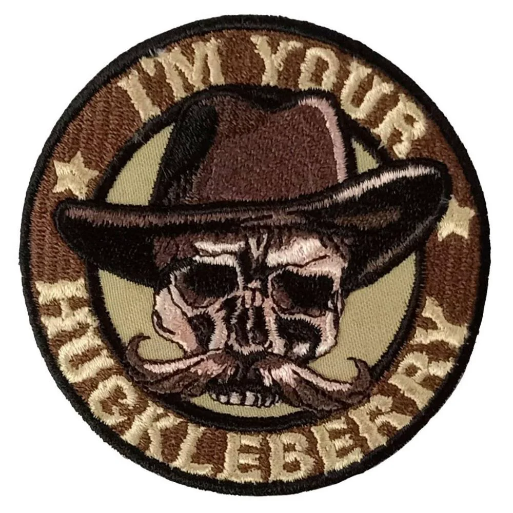 Professional Hot Leathers Huckelberry 3 X 3 Embroidered Patch PPW1234 High-End