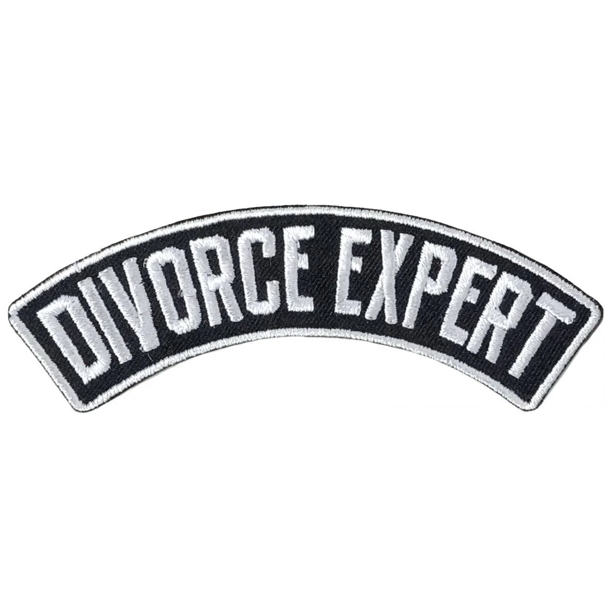 Fine Crafted Hot Leathers Rocker Divorce Exprt Top 4 X 1.3 Embroidered Patch PPW1294 Detailed