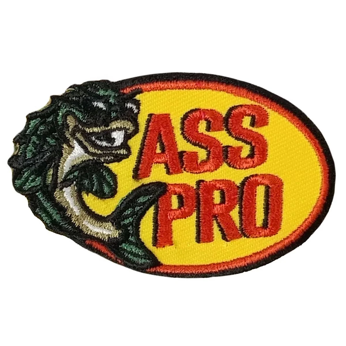 Flexible Hot Leathers Ass Pro 3 X 1.9 Embroidered Patch PPW1216 Modern