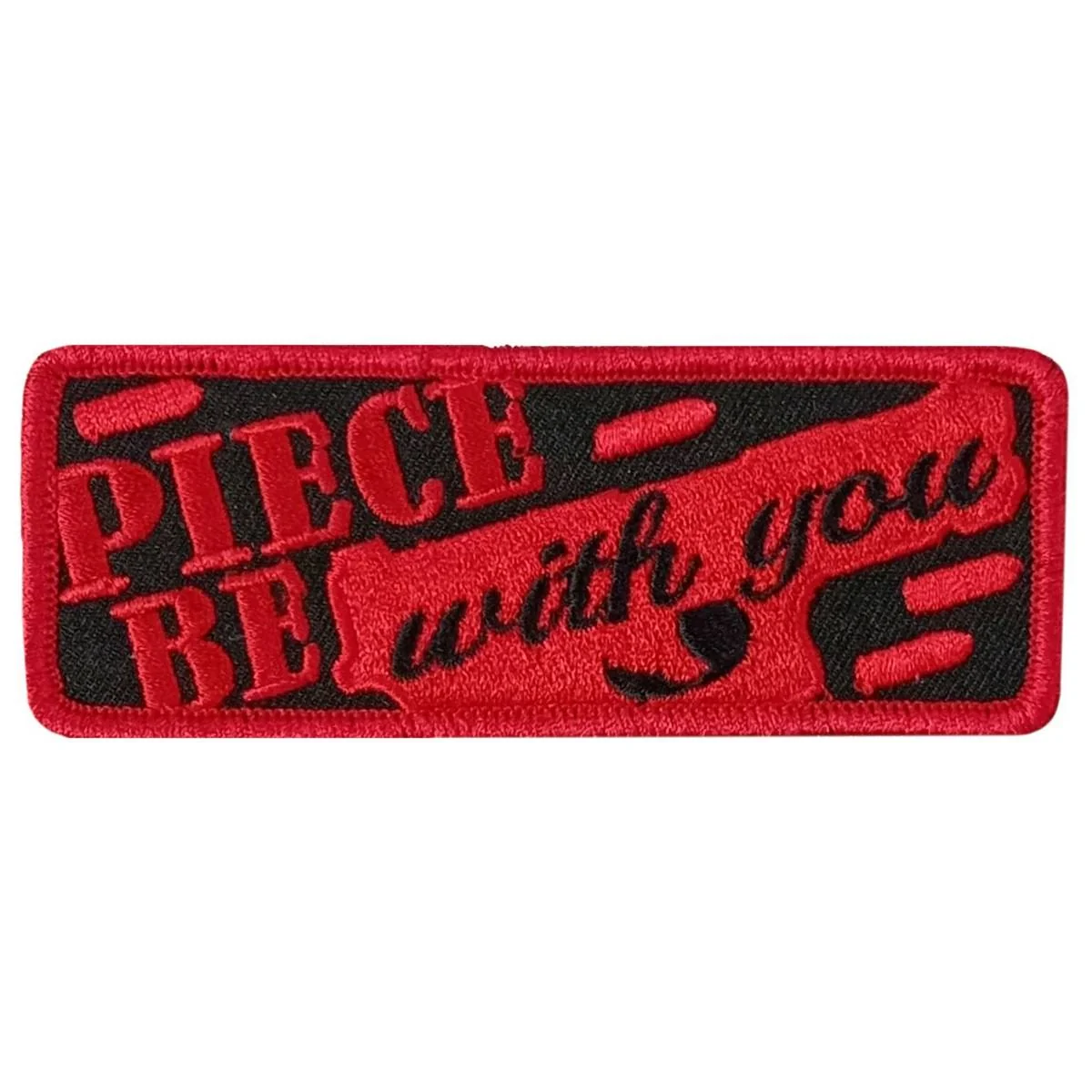 Powerful Hot Leathers Piece Be 4 X 1.5 Embroidered Patch PPW1198 Reusable