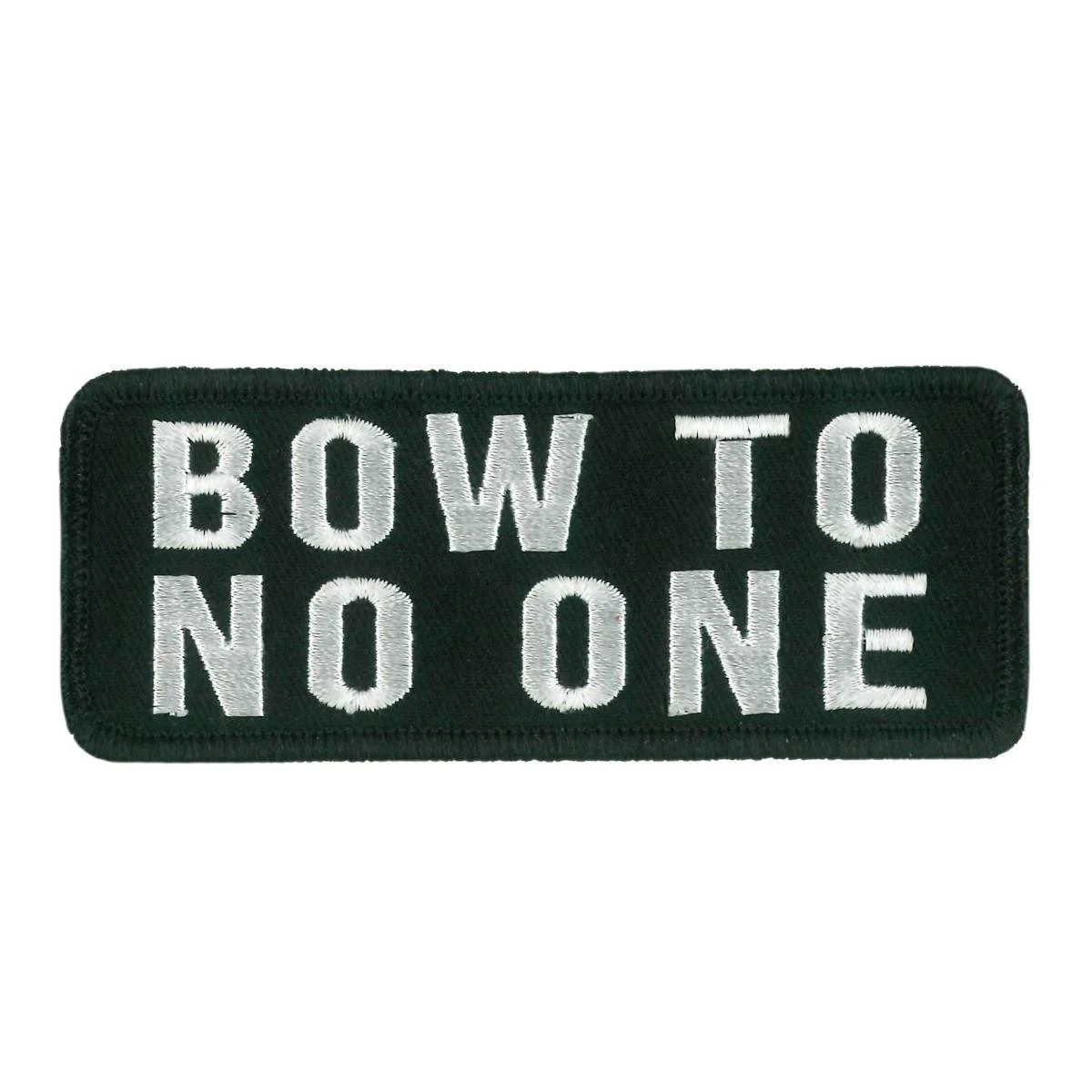 Enhanced Hot Leathers Bow To No One Embroidered Patch Ppw1219 PPW1219 Quality