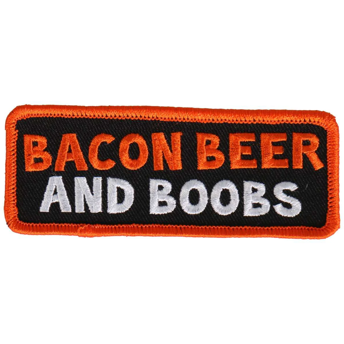 Prestigious Hot Leathers Patch Bacon Beer And Boobs Ppl9499 Lightweight