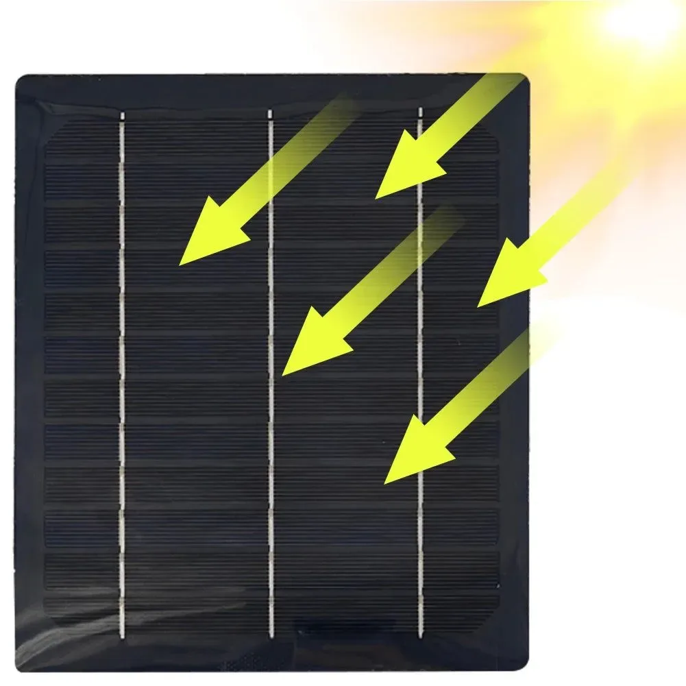 Fine Crafted Solar Powered Camping Fan with USB – Portable Solar Panel Fan for Picnic Barbecue Fishing Travel Sophisticated