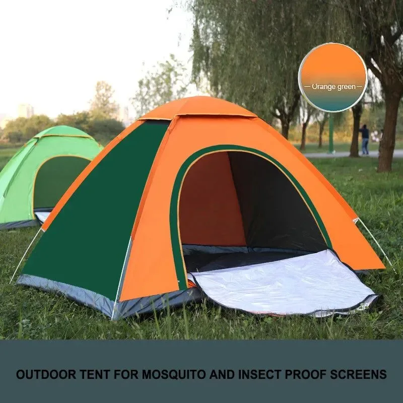 Durable Outdoor Automatic Pop Up Camping Tent 1-4 Person Family Multiple Models Easy Open Hiking Travelling Tents Responsible