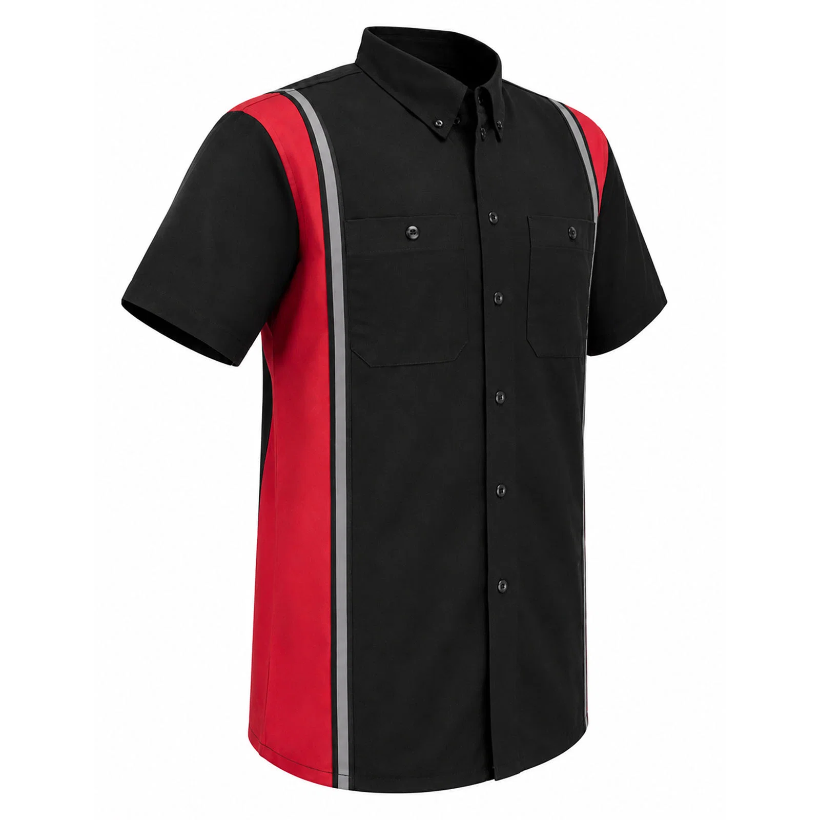 Refined MMCC Men’s Driftline Red Cotton Mechanic Shirt – MDM11607MMCC Driftline Mechanic Shirt Lightweight