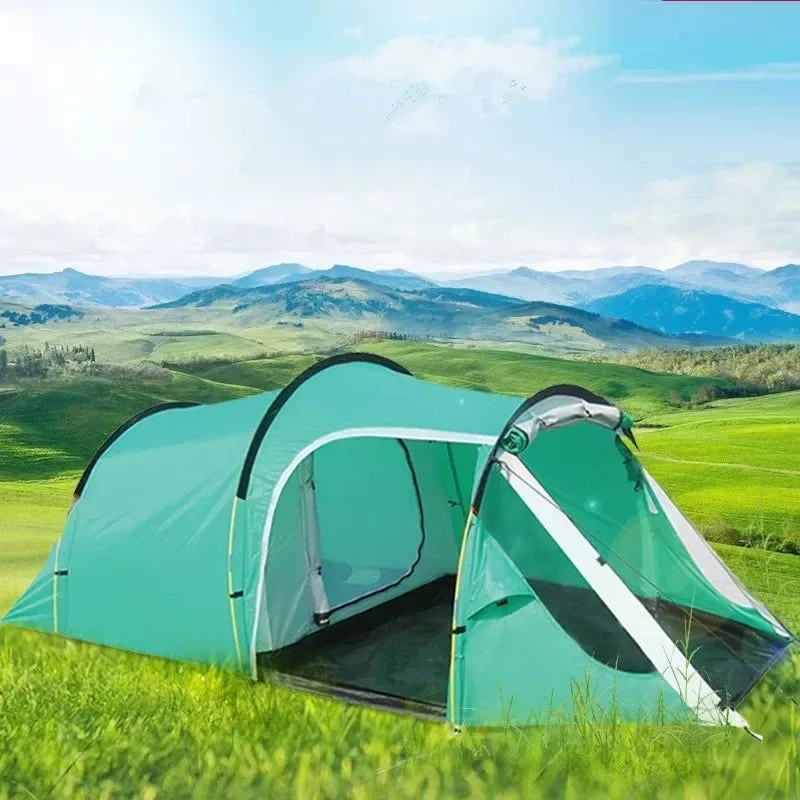 Verified Waterproof Camping Gazebo Tent – Awning Sun Shelter Beach Canopy for Hiking Camping Luxury