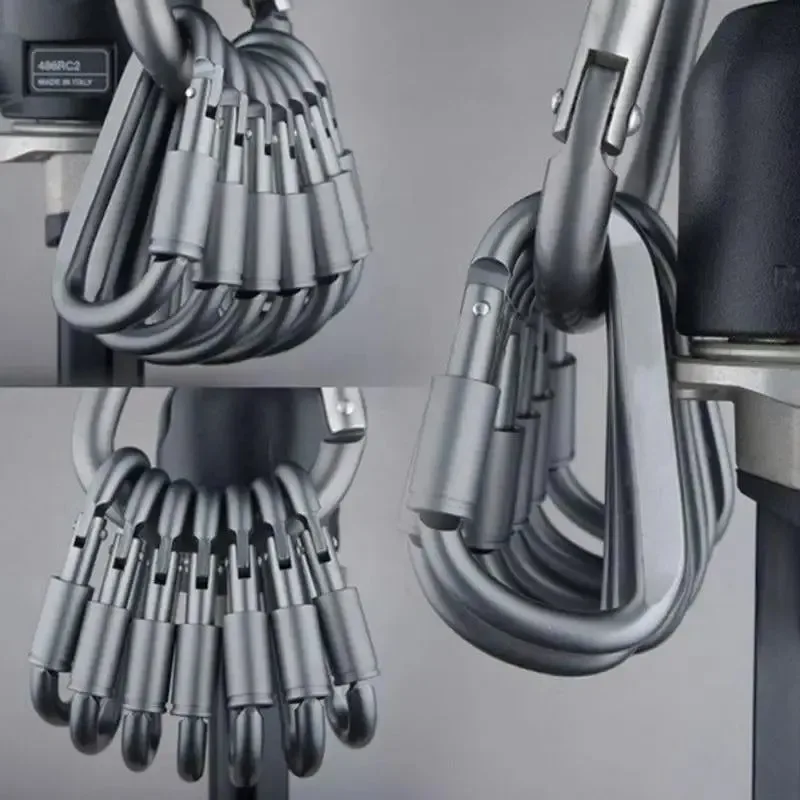 Optimized Tactical D Keychain Shape Hook Buckle Clip Top-Quality
