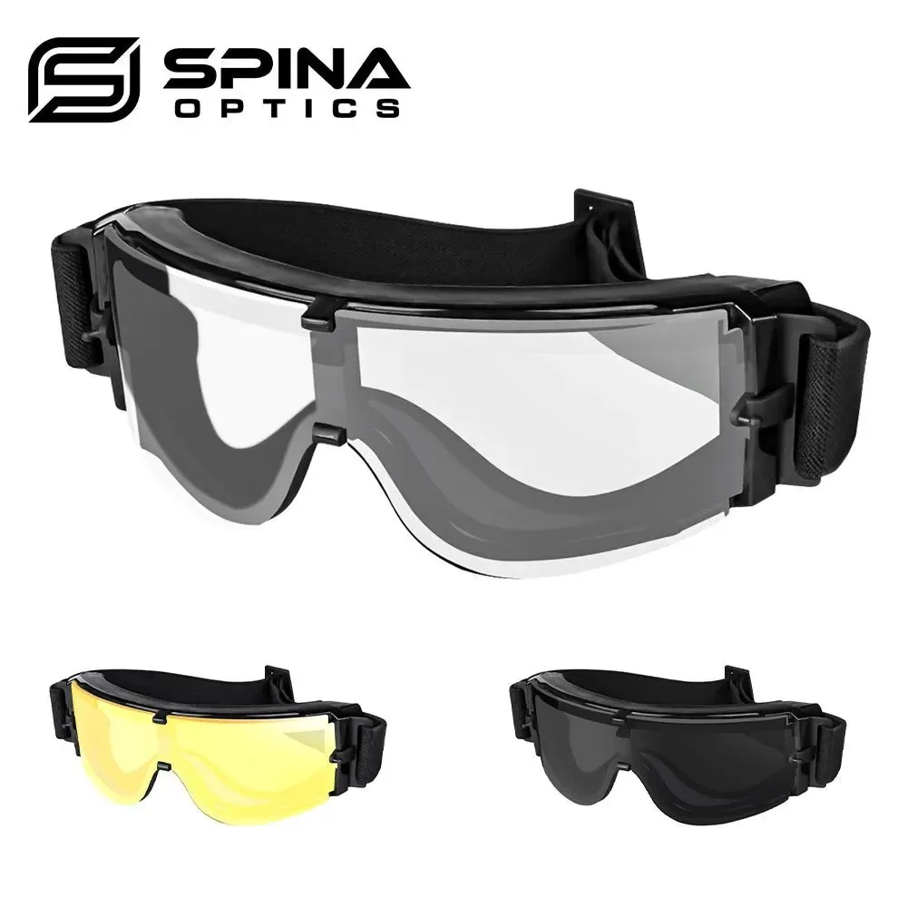 Expertly Made Three-in-One Windproof and Dustproof Outdoor Goggles – I for Shooting Hiking and Cycling Excellent