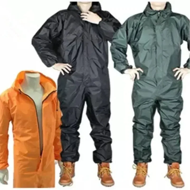 Optimized One-Piece Motorcycle Rain Suit – Waterproof Dustproof and Protective Adult Workwear Practical