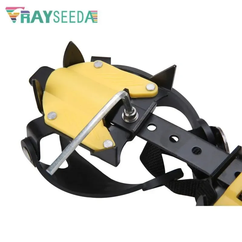 Contemporary Professional 10-Teeth Antislip Climbing Crampons – High Strength Manganese Steel Ice Cleats Casual