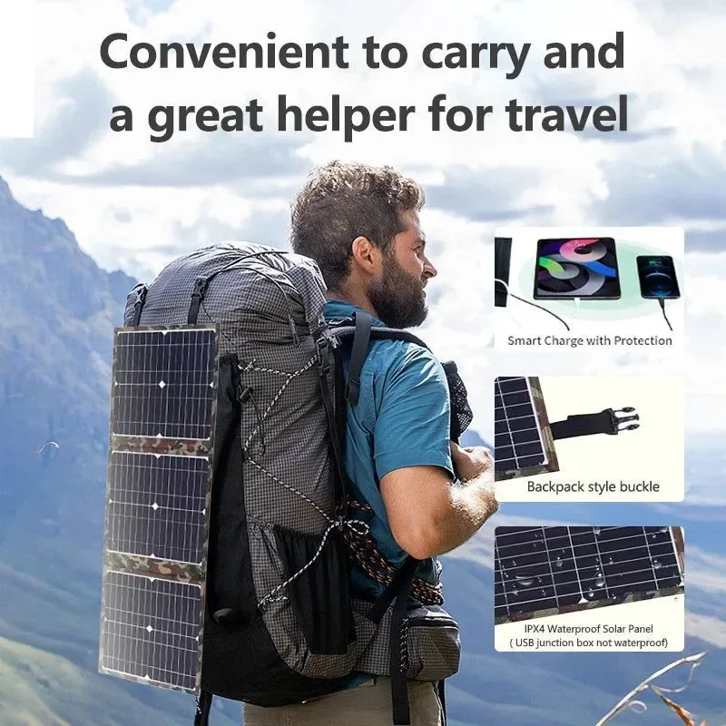 Innovative 800W Foldable Solar Panel Kit with MPPT Controller and Portable Power Station for Camping Car Boat Caravan Reliable