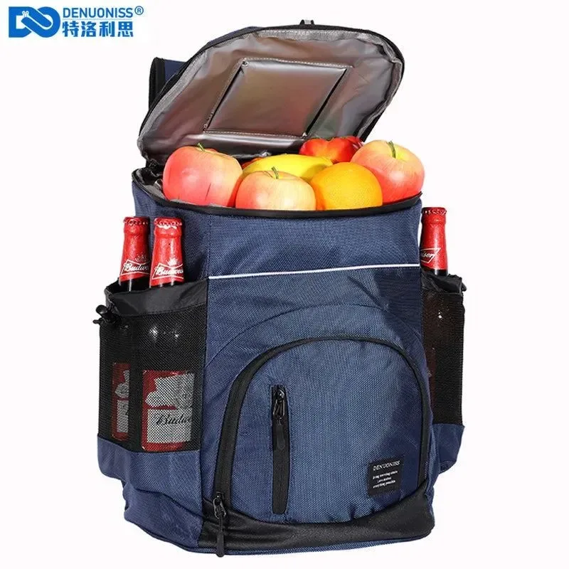 Top-Quality 33L Soft Cooler Backpack – Insulated Leak-Proof 36 Cans Capacity – Thermal Food Drink Storage for Travel Beach Beer Proven
