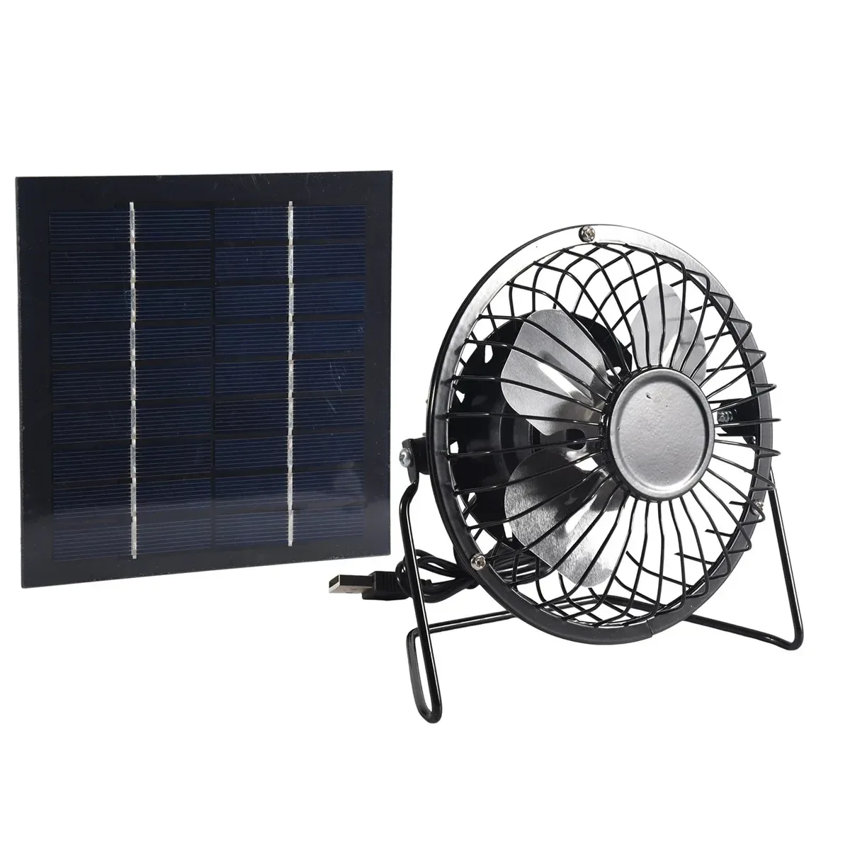 Top-Quality Mini Solar-Powered Ventilation Fan – 5W Portable Exhaust Fan for Offices Outdoors Solid