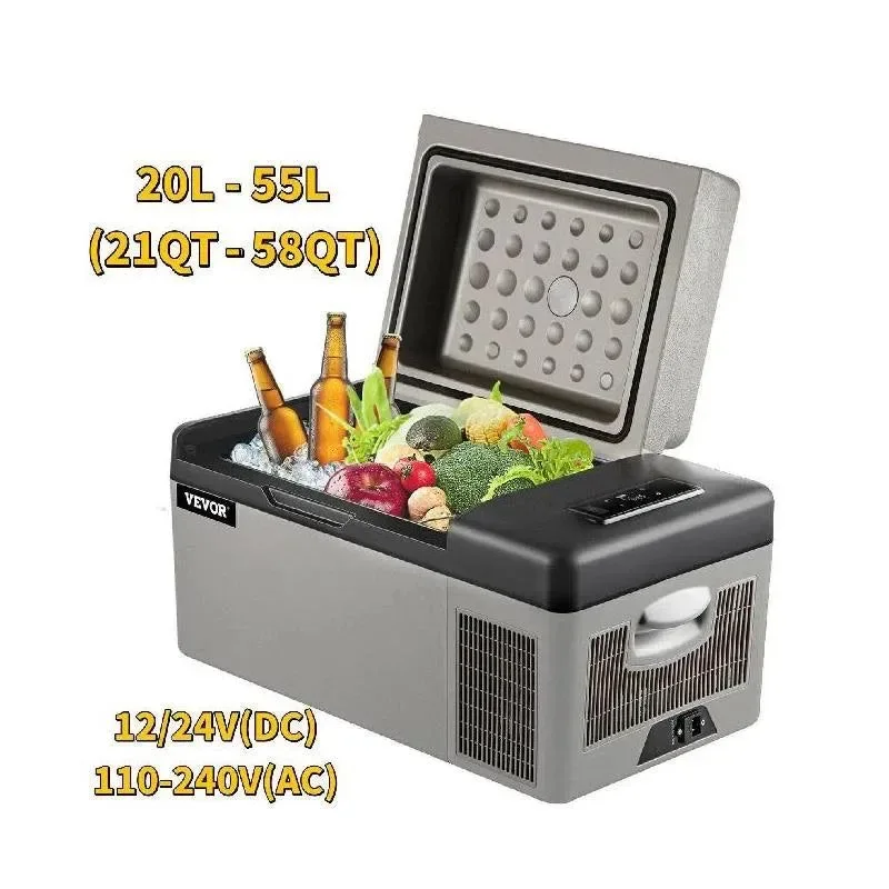 Premium VEVOR Portable Car Refrigerator – Mini Fridge zer 20L-55L for outdoor Adventure Modern