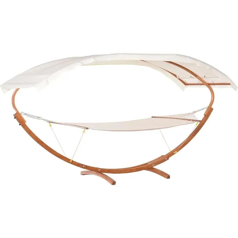 Traditional Outdoor Hammock with Stand Canopy – 396lb Capacity Boho Style Contemporary