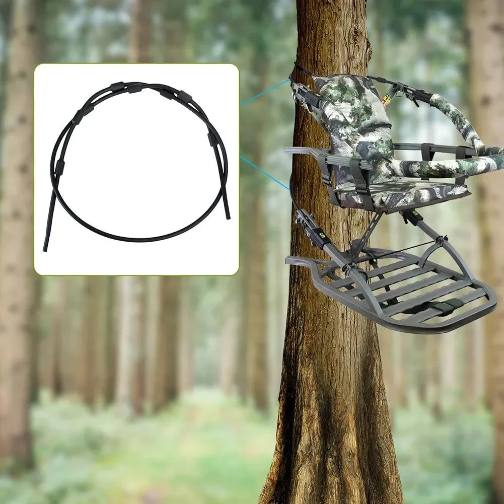 Easy-to-Use Heavy-Duty Tree Stand Cables – Adjustable Treestand Accessories 1 2-Piece Set High-Quality